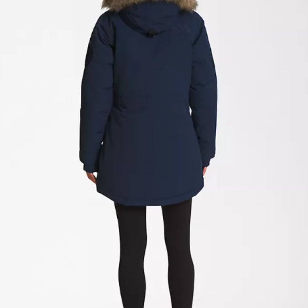 Northface Womens Expedition MucMurdo Parka Size Large Summit Navy NWT - Picture 6 of 16